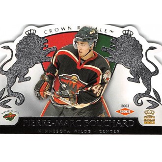 Paralelní karty - Bouchard Pierre-Marc - 2002-03 Crown Royale Retail No.119