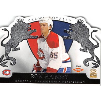Paralelní karty - Hainsey Ron - 2002-03 Crown Royale Retail No.123