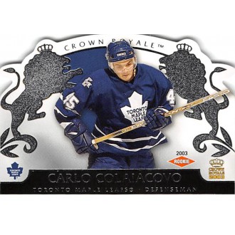 Paralelní karty - Colaiacovo Carlo - 2002-03 Crown Royale Retail No.138