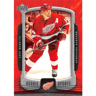 Řadové karty - Shanahan Brendan - 2005-06 Rookie Update No.36