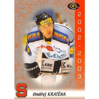 Extraliga OFS - Kratěna Ondřej - 2002-03 OFS No.8