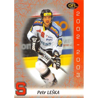 Extraliga OFS - Leška Petr - 2002-03 OFS No.9