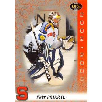 Extraliga OFS - Přikryl Petr - 2002-03 OFS No.12