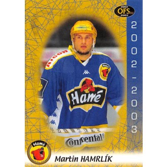 Extraliga OFS - Hamrlík Martin - 2002-03 OFS No.27
