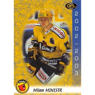 Extraliga OFS - Ministr Milan - 2002-03 OFS No.34