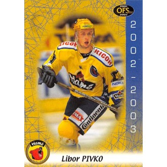 Extraliga OFS - Pivko Libor - 2002-03 OFS No.38