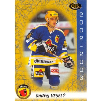 Extraliga OFS - Veselý Ondřej - 2002-03 OFS No.41