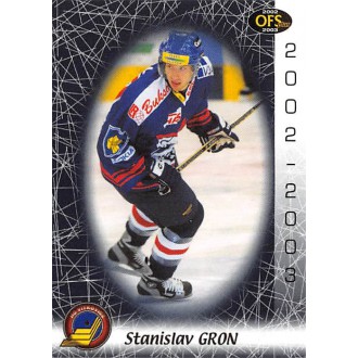 Extraliga OFS - Gron Stanislav - 2002-03 OFS No.49