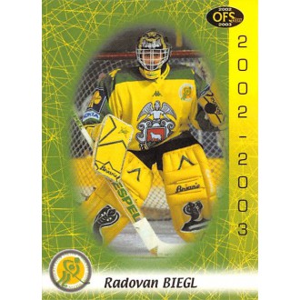 Extraliga OFS - Biegl Radovan - 2002-03 OFS No.64