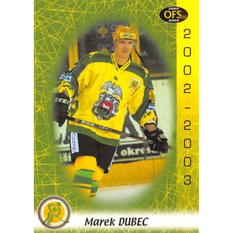 Extraliga OFS - Dubec Marek - 2002-03 OFS No.66
