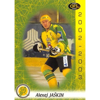Extraliga OFS - Jaškin Alexej - 2002-03 OFS No.68