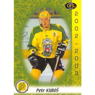Extraliga OFS - Kuboš Petr - 2002-03 OFS No.69