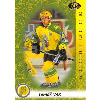 Extraliga OFS - Vak Tomáš - 2002-03 OFS No.79