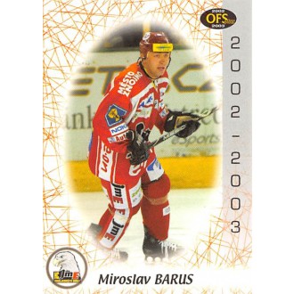 Extraliga OFS - Barus Miroslav - 2002-03 OFS No.104