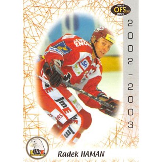 Extraliga OFS - Haman Radek - 2002-03 OFS No.107