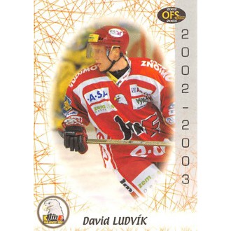 Extraliga OFS - Ludvík David - 2002-03 OFS No.112