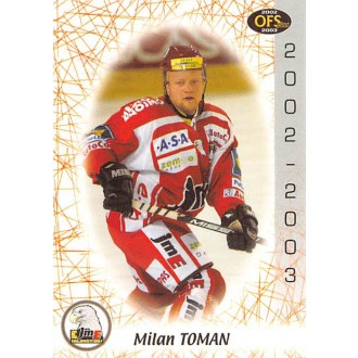 Extraliga OFS - Toman Milan - 2002-03 OFS No.122