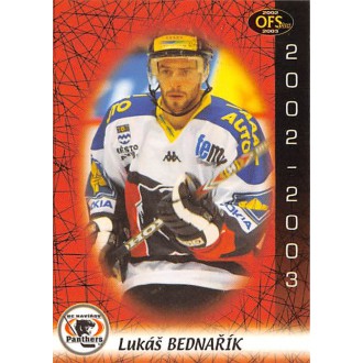 Extraliga OFS - Bednařík Lukáš - 2002-03 OFS No.125