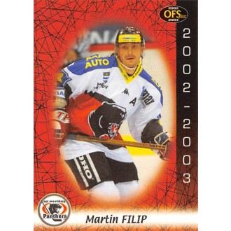 Extraliga OFS - Filip Martin - 2002-03 OFS No.132