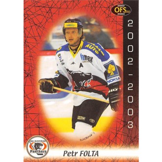Extraliga OFS - Folta Petr - 2002-03 OFS No.133