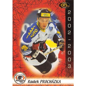 Extraliga OFS - Procházka Radek - 2002-03 OFS No.141