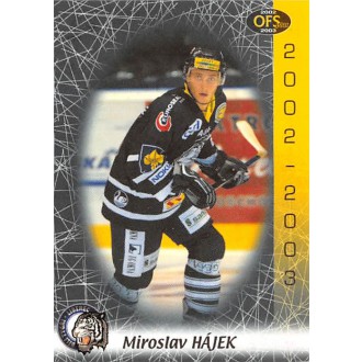 Extraliga OFS - Hájek Miroslav - 2002-03 OFS No.150