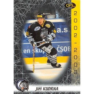 Extraliga OFS - Kudrna Jiří - 2002-03 OFS No.158