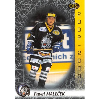 Extraliga OFS - Maleček Pavel - 2002-03 OFS No.159