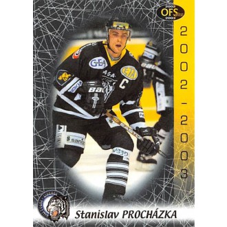 Extraliga OFS - Procházka Stanislav - 2002-03 OFS No.165