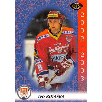 Extraliga OFS - Kotaška Ivo - 2002-03 OFS No.176