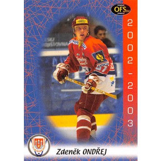 Extraliga OFS - Ondřej Zdeněk - 2002-03 OFS No.182