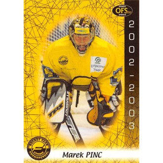 Extraliga OFS - Pinc Marek - 2002-03 OFS No.202
