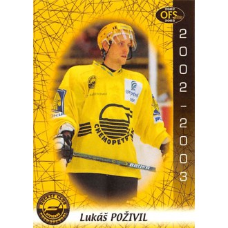 Extraliga OFS - Poživil Lukáš - 2002-03 OFS No.204