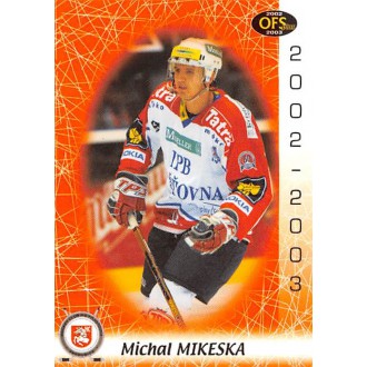 Extraliga OFS - Mikeska Michal - 2002-03 OFS No.220