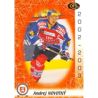 Extraliga OFS - Novotný Andrej - 2002-03 OFS No.223