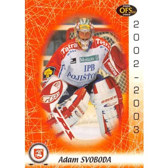 Extraliga OFS - Svoboda Adam - 2002-03 OFS No.229