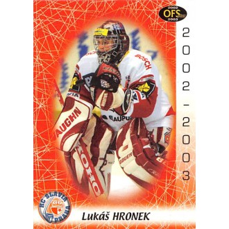Extraliga OFS - Hronek Lukáš - 2002-03 OFS No.237