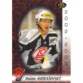 Extraliga OFS - Andrašovský Dušan - 2002-03 OFS No.254