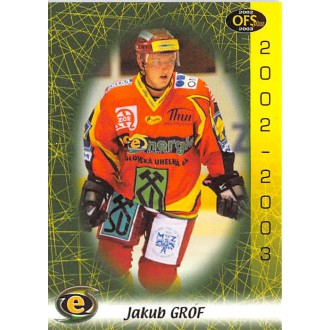 Extraliga OFS - Grof Jakub - 2002-03 OFS No.279