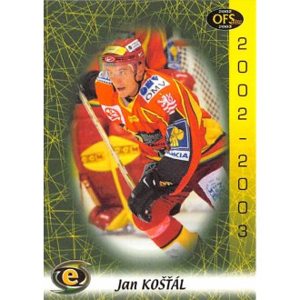 Extraliga OFS - Košťál Jan - 2002-03 OFS No.281