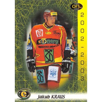 Extraliga OFS - Kraus Jakub - 2002-03 OFS No.283