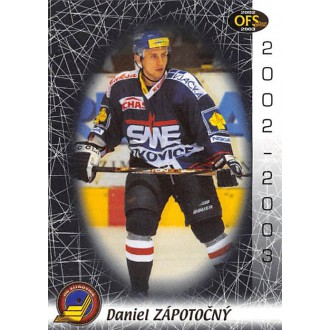 Extraliga OFS - Zápotočný Daniel - 2002-03 OFS No.301