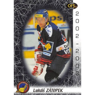 Extraliga OFS - Zátopek Lukáš - 2002-03 OFS No.310