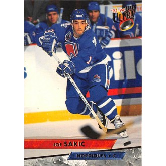 Řadové karty - Sakic Joe - 1993-94 Ultra No.242