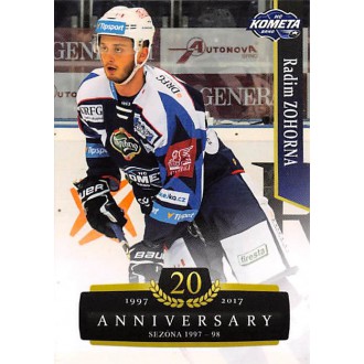 Extraliga OFS - Zohorna Radim - 2017-18 OFS Retro No.316