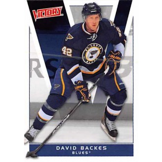 Řadové karty - Backes David - 2010-11 Victory No.166