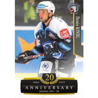 Extraliga OFS - Kindl Denis - 2017-18 OFS Retro No.355