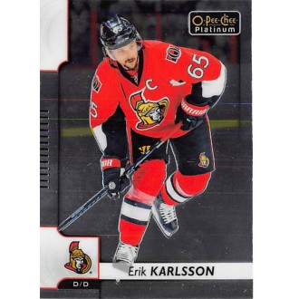 Řadové karty - Karlsson Erik - 2017-18 O-Pee-Chee Platinum No.57