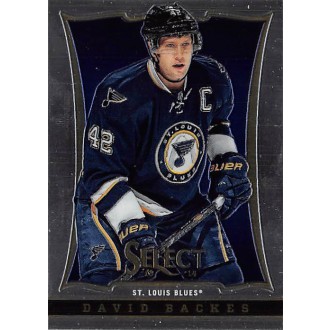Řadové karty - Backes David - 2013-14 Select No.28