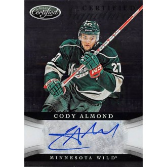 Podepsané karty - Almond Cody - 2012-13 Certified Signatures No.CS-CAL